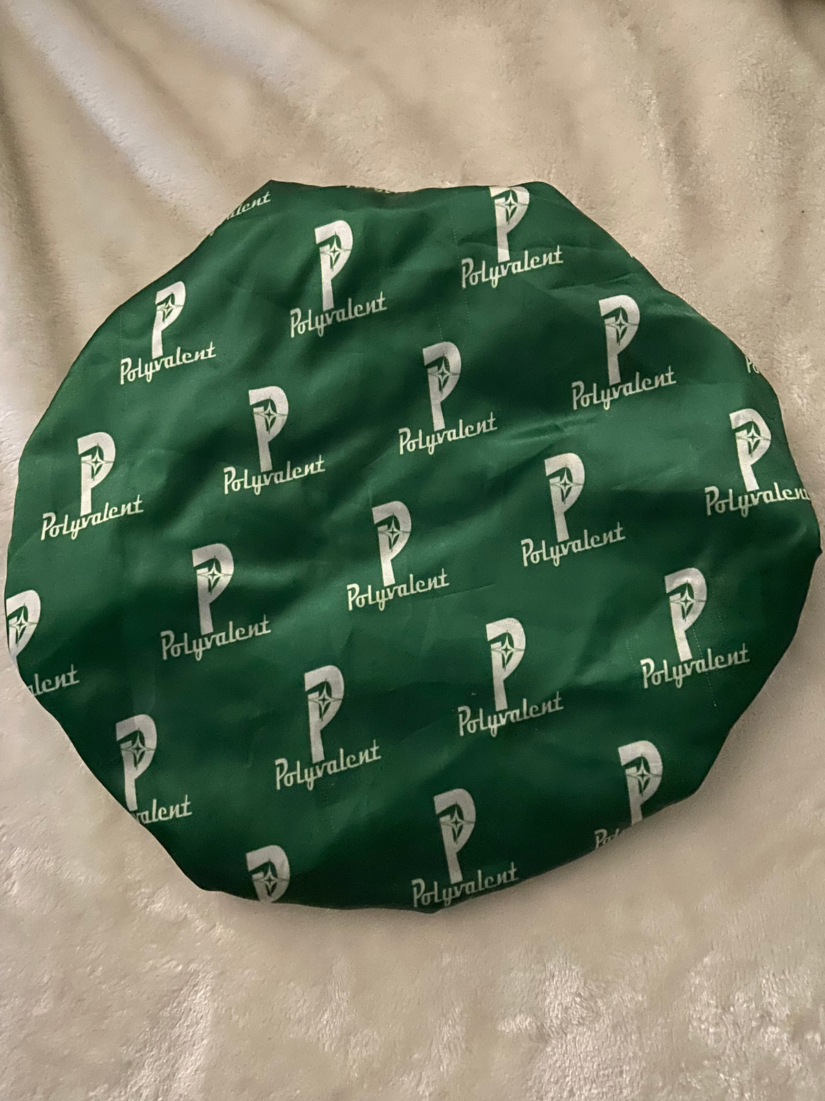Double-Sided Drawstring Bonnets(Blue+Green)
