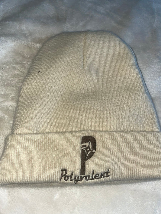 Satin-Lined Beanies (Cream+ Burgundy)